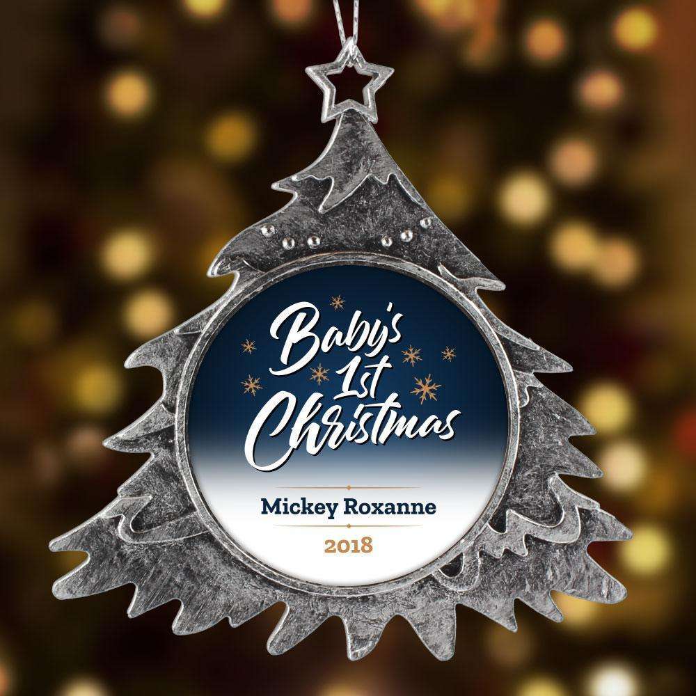 Designs by MyUtopia Shout Out:Baby's 1st Christmas Personalized Keepsake Ornament