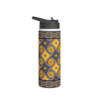 Load image into Gallery viewer, My Happy Place Gallifrey One Marriot LAX Carpet Wide Mouth Stainless Steel Water Bottle

