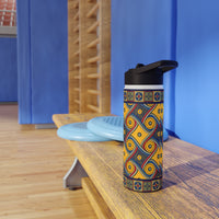 Load image into Gallery viewer, My Happy Place Gallifrey One Marriot LAX Carpet Wide Mouth Stainless Steel Water Bottle

