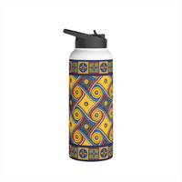 Load image into Gallery viewer, My Happy Place Gallifrey One Marriot LAX Carpet Wide Mouth Stainless Steel Water Bottle
