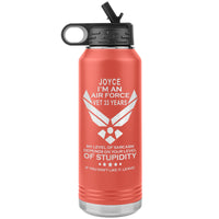 Load image into Gallery viewer, Proof Joyce I&#39;m an AF Vet 32oz engraved water bottle
