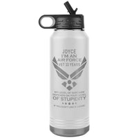 Load image into Gallery viewer, Proof Joyce I&#39;m an AF Vet 32oz engraved water bottle
