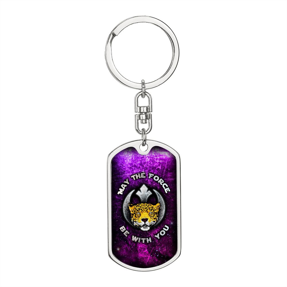 Rebel Leopard Keychain 2