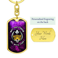 Load image into Gallery viewer, Rebel Leopard Keychain 1
