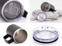 Load image into Gallery viewer, Not Today Satan Engraved 15oz Coffee Cup Insulated Tumbler
