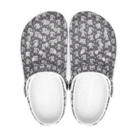 Load image into Gallery viewer, snow Kitten sweater pattern Clogs
