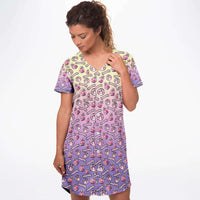 Load image into Gallery viewer, Colorful Droid Catercorns Baseball Jersey Dress
