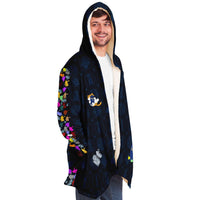 Load image into Gallery viewer, Neko&#39;s Playing with the TARDIS Inspired by Doctor Who Fleece Lined Cloak
