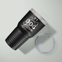 Load image into Gallery viewer, Designs by MyUtopia Shout Out:#1 Dog Mom Personalized Laser Engraved 30 Oz Stainless Steel Drink Tumbler,Black,Polar Camel Tumbler
