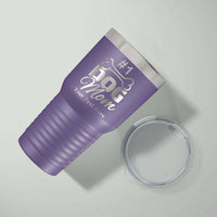 Load image into Gallery viewer, Designs by MyUtopia Shout Out:#1 Dog Mom Personalized Laser Engraved 30 Oz Stainless Steel Drink Tumbler,Purple,Polar Camel Tumbler
