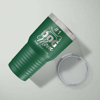 Load image into Gallery viewer, Designs by MyUtopia Shout Out:#1 Dog Mom Personalized Laser Engraved 30 Oz Stainless Steel Drink Tumbler,Green,Polar Camel Tumbler
