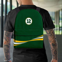 Load image into Gallery viewer, Designs by MyUtopia Shout Out:#12 Green Bay Fan Backpack
