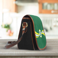 Load image into Gallery viewer, Designs by MyUtopia Shout Out:#12 Green Bay Fan Canvas Saddlebag Style Crossbody Purse
