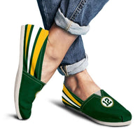 Load image into Gallery viewer, Designs by MyUtopia Shout Out:#12 Green Bay Fan Casual Canvas Slip on Shoes Women&#39;s Flats
