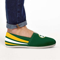 Load image into Gallery viewer, Designs by MyUtopia Shout Out:#12 Green Bay Fan Casual Canvas Slip on Shoes Women&#39;s Flats
