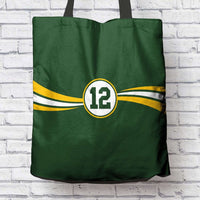 Load image into Gallery viewer, Designs by MyUtopia Shout Out:#12 Green Bay Fan Fabric Totebag Reusable Shopping Tote
