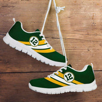 Load image into Gallery viewer, Designs by MyUtopia Shout Out:#12 Green Bay Fan Running Shoes
