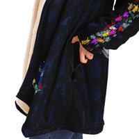 Load image into Gallery viewer, Neko&#39;s Playing with the TARDIS Inspired by Doctor Who Fleece Lined Cloak
