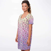 Load image into Gallery viewer, Colorful Droid Catercorns Baseball Jersey Dress
