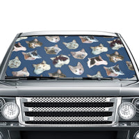 Load image into Gallery viewer, Mom Cats a bunch Umbrella Sunshield Car Sun Shade Umbrella 58&quot;x29&quot;
