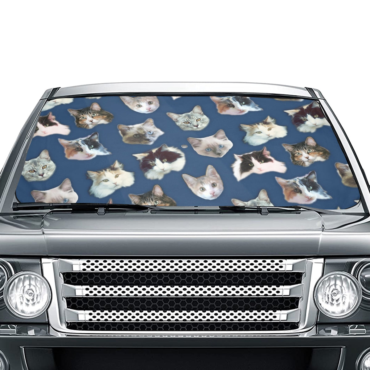 Mom Cats a bunch Umbrella Sunshield Car Sun Shade Umbrella 58"x29"