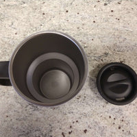 Load image into Gallery viewer, Designs by MyUtopia Shout Out:4 Flag July 14 oz Stainless Steel Travel Coffee Mug w. Twist Close Lid
