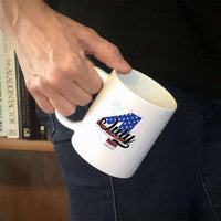 Load image into Gallery viewer, Designs by MyUtopia Shout Out:4 Flag July White Ceramic Coffee Mug
