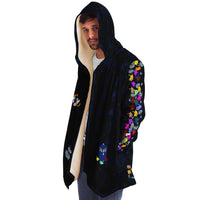 Load image into Gallery viewer, Neko&#39;s Playing with the TARDIS Inspired by Doctor Who Fleece Lined Cloak
