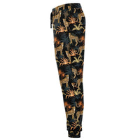 Load image into Gallery viewer, Hawaiian Print Cheetah Print Athletic Pants
