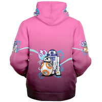 Load image into Gallery viewer, Inspired by R2-D2 and BB-8 Micro Fleece Lined Hooded Jacket
