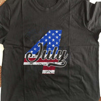 Load image into Gallery viewer, Designs by MyUtopia Shout Out:4th of July Adult Unisex T-Shirt
