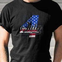 Load image into Gallery viewer, Designs by MyUtopia Shout Out:4th of July Adult Unisex T-Shirt
