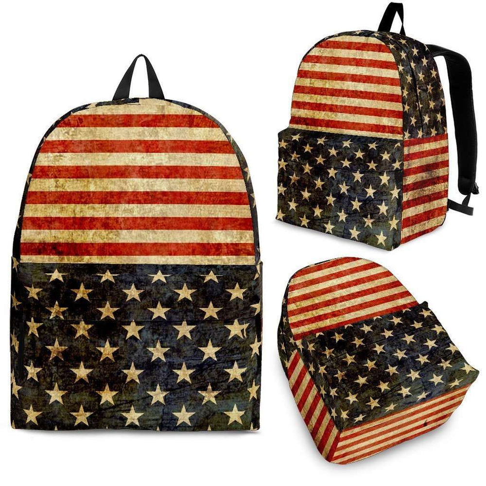 Designs by MyUtopia Shout Out:4th of July Backpack,Large (18 x 14 x 8 inches) / Adult (Ages 13+) / Red/Blue/White,Backpacks