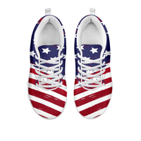 Load image into Gallery viewer, Designs by MyUtopia Shout Out:4th of July U.S. Flag Running Shoes
