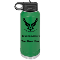 Load image into Gallery viewer, Personalized Air Force 32 oz Polar Camel Water Bottle

