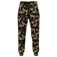 Load image into Gallery viewer, Hawaiian Print Cheetah Print Athletic Pants
