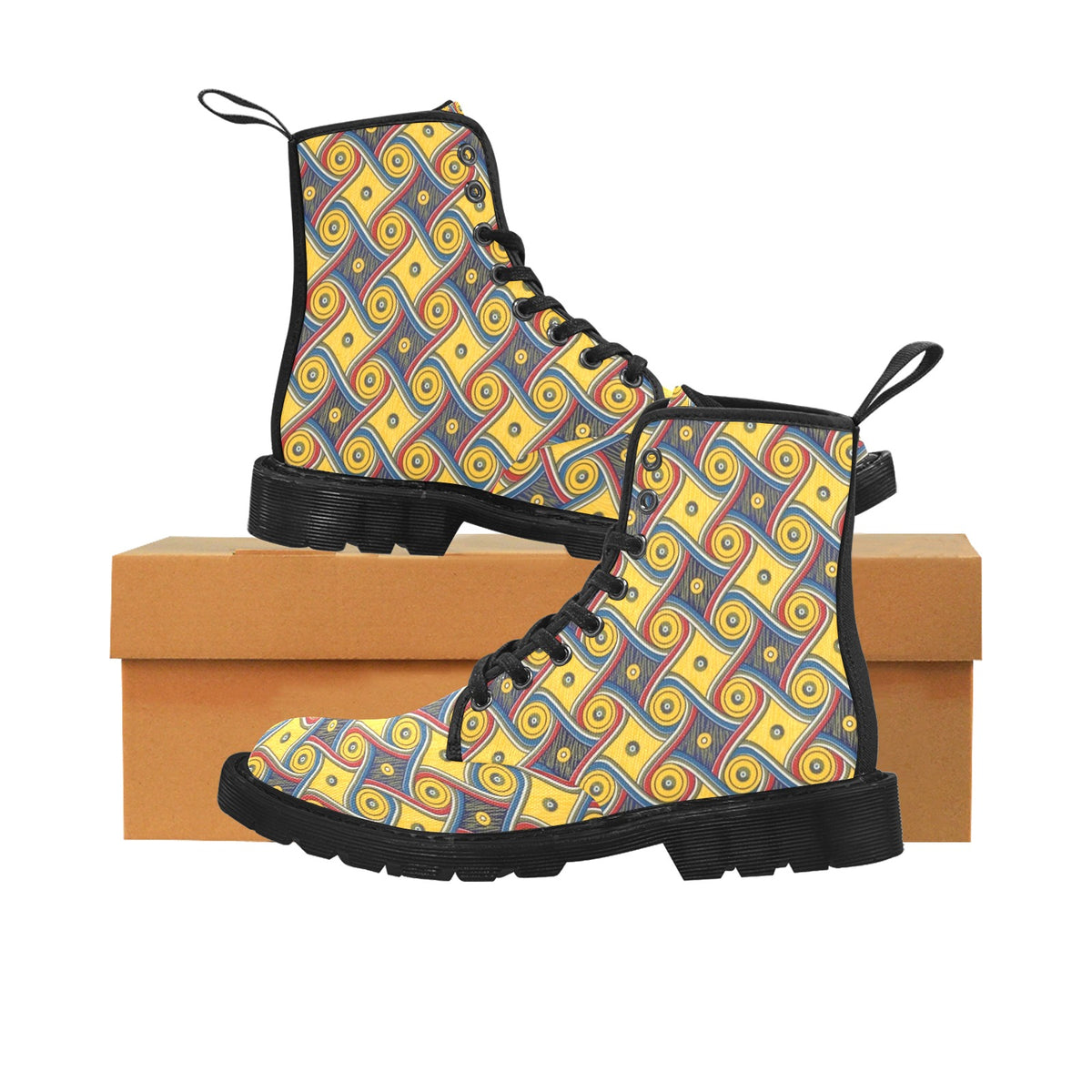 My Happy Place Gallifrey One Carpet Oxford Canvas Boots