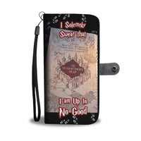 Load image into Gallery viewer, I Solemnly Swear That I Am Up To No Good Smartphone Wallet Case Universal fit
