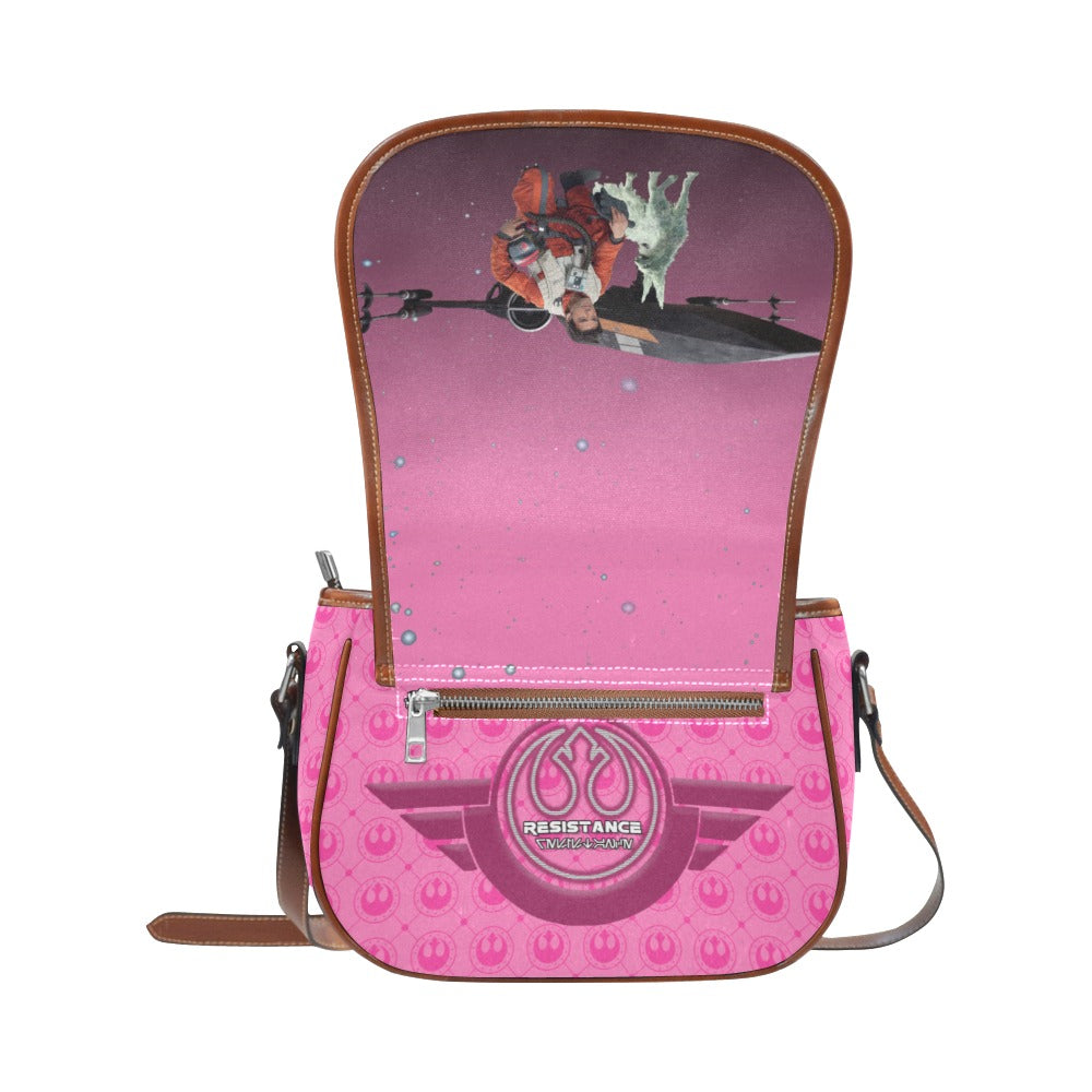 Inspired By Poe and Crystal foxes Saddle Bag/Small