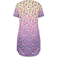 Load image into Gallery viewer, Colorful Droid Catercorns Baseball Jersey Dress
