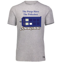 Load image into Gallery viewer, The Porgs Have the Police Box Unisex T-Sirt
