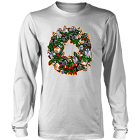 Load image into Gallery viewer, Designs by MyUtopia Shout Out:A Ring of Droids,District Long Sleeve Shirt / White / 4XL,Adult Unisex T-Shirt
