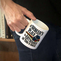 Load image into Gallery viewer, Designs by MyUtopia Shout Out:A Woman&#39;s Place Is Anywhere in Time and Space Tardis White Coffee Mug
