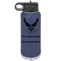 Load image into Gallery viewer, Personalized Air Force 32 oz Polar Camel Water Bottle
