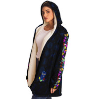 Load image into Gallery viewer, Neko&#39;s Playing with the TARDIS Inspired by Doctor Who Fleece Lined Cloak
