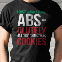 Load image into Gallery viewer, Designs by MyUtopia Shout Out:Abs-olutely All The Christmas Cookies Adult Unisex T-Shirt
