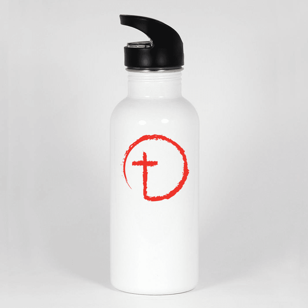 Designs by MyUtopia Shout Out:Abstract Cross Circle Water Bottle