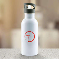 Load image into Gallery viewer, Designs by MyUtopia Shout Out:Abstract Cross Circle Water Bottle
