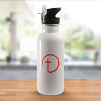 Load image into Gallery viewer, Designs by MyUtopia Shout Out:Abstract Cross Circle Water Bottle
