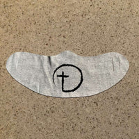 Load image into Gallery viewer, Designs by MyUtopia Shout Out:Abstract Cross Fabric Face Covering / Face Mask,Athletic Heather,Fabric Face Mask
